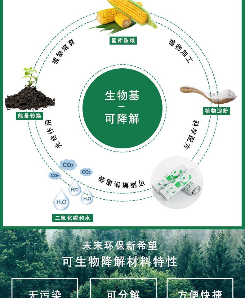 新款生物基快遞袋加厚可降解物流包裝袋綠色玉米淀粉快遞袋子定做